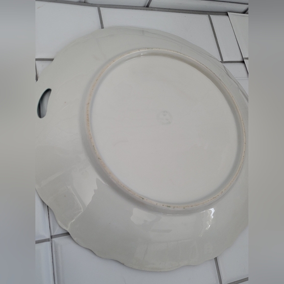 Accents | Three Crown China Germany Large Dish Theme Fox  Three Crown China Germany Large Dish Theme Fox Hunt Horses 10.5ind Color Turquo